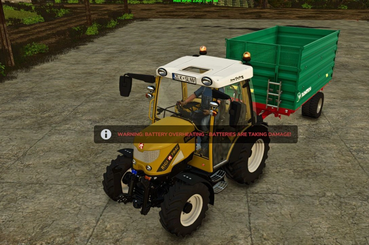 Мод Реалістична температура двигуна для Farming Simulator 25