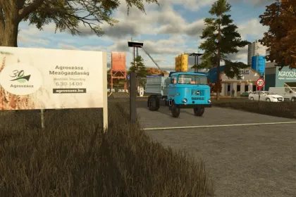 Нова Угорська Карта Agroszász Map для Farming Simulator 25 — Пагорби Бараньї та 37 Ділянок