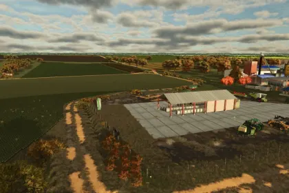 Нова Угорська Карта Agroszász Map для Farming Simulator 25 — Пагорби Бараньї та 37 Ділянок