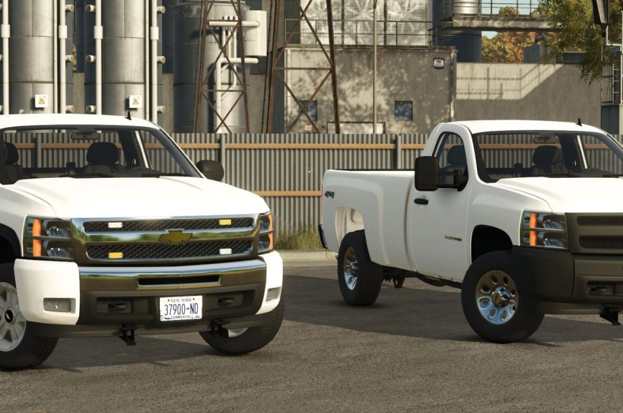 Автомобіль Chevrolet Silverado 1500 Single Cab 2011 для Farming Simulator 25