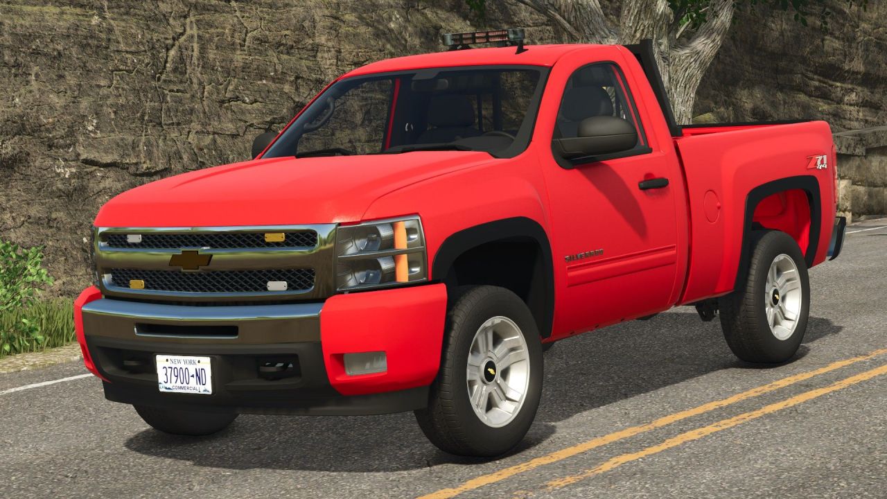 Автомобіль Chevrolet Silverado 1500 Single Cab 2011 для Farming Simulator 25