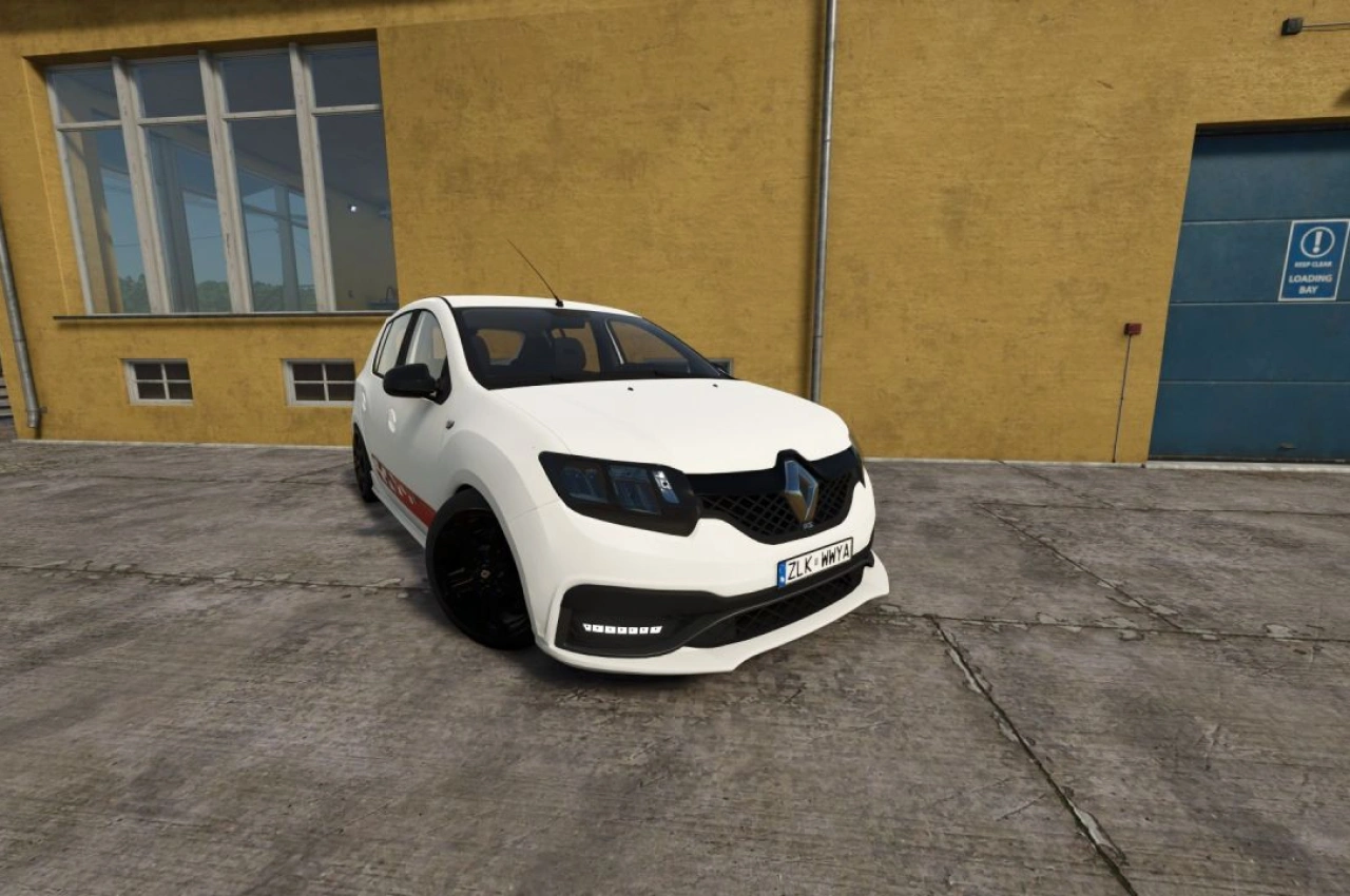 Автомобіль Renault Sandero R.S 2018 для Farming Simulator 25