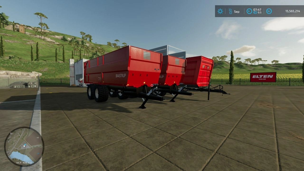 Трактор Baastrup CTS18 для Farming Simulator 22