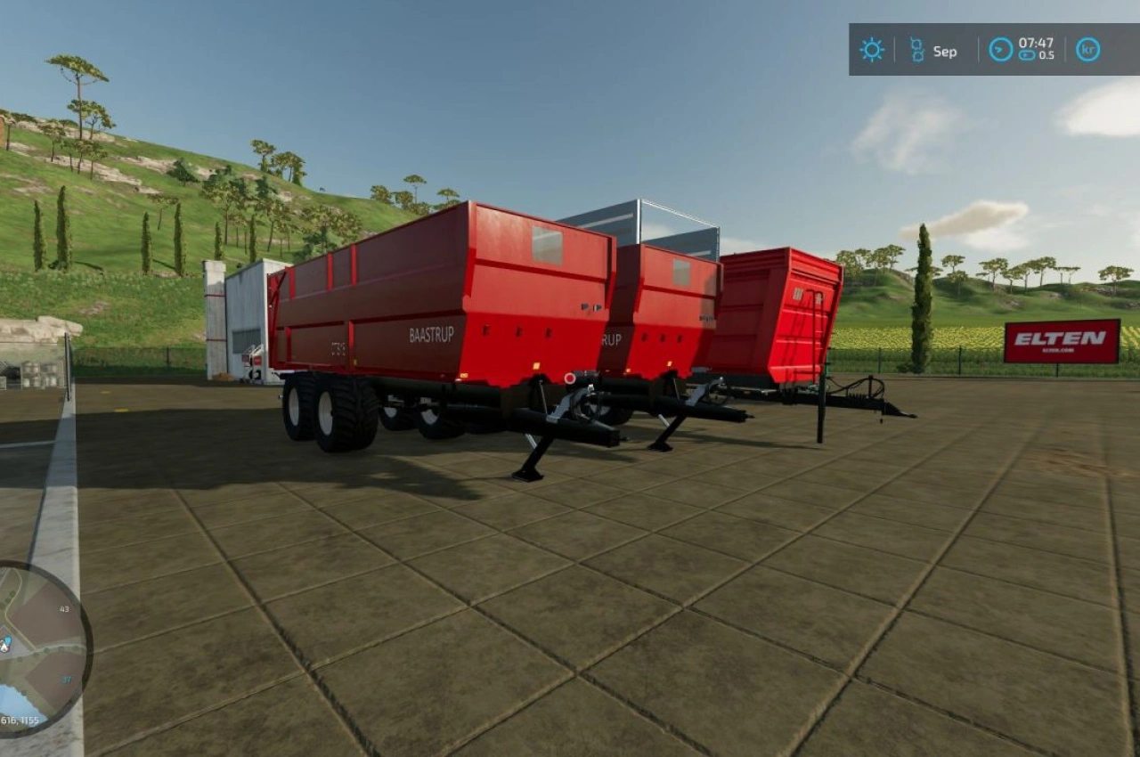 Трактор Baastrup CTS18 для Farming Simulator 22