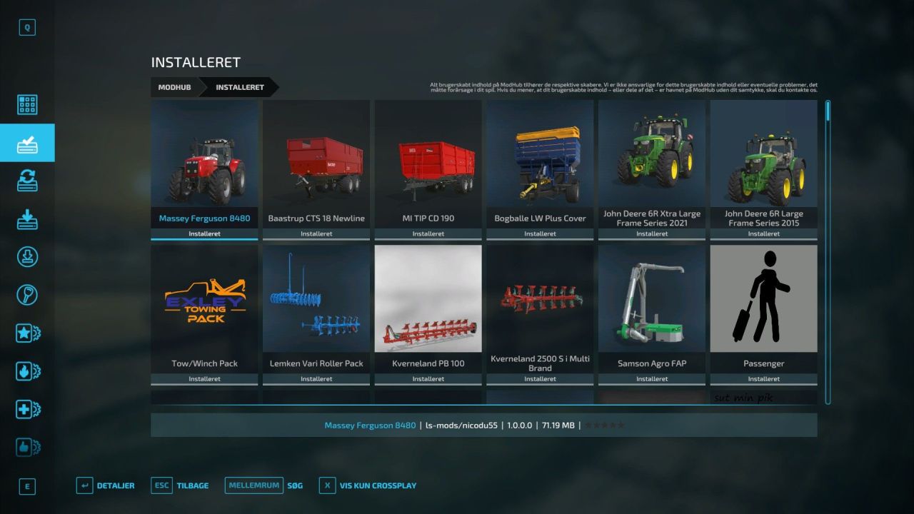 Трактор Baastrup CTS18 для Farming Simulator 22