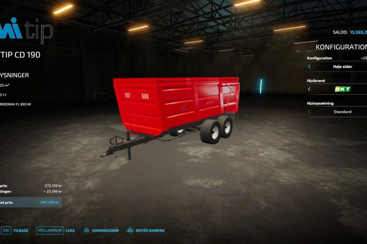 Трактор MI TIP CD 190 для Farming Simulator 22