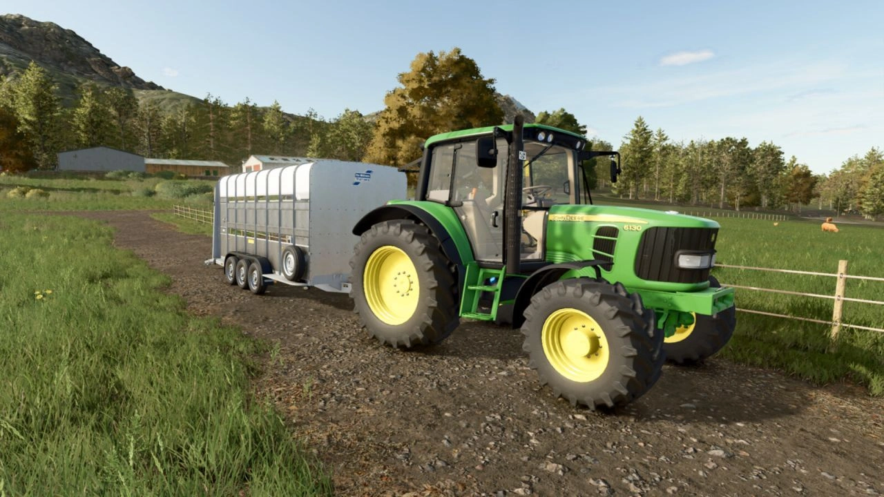 Причіп для худоби Ifor Williams TA510T для Farming Simulator 25