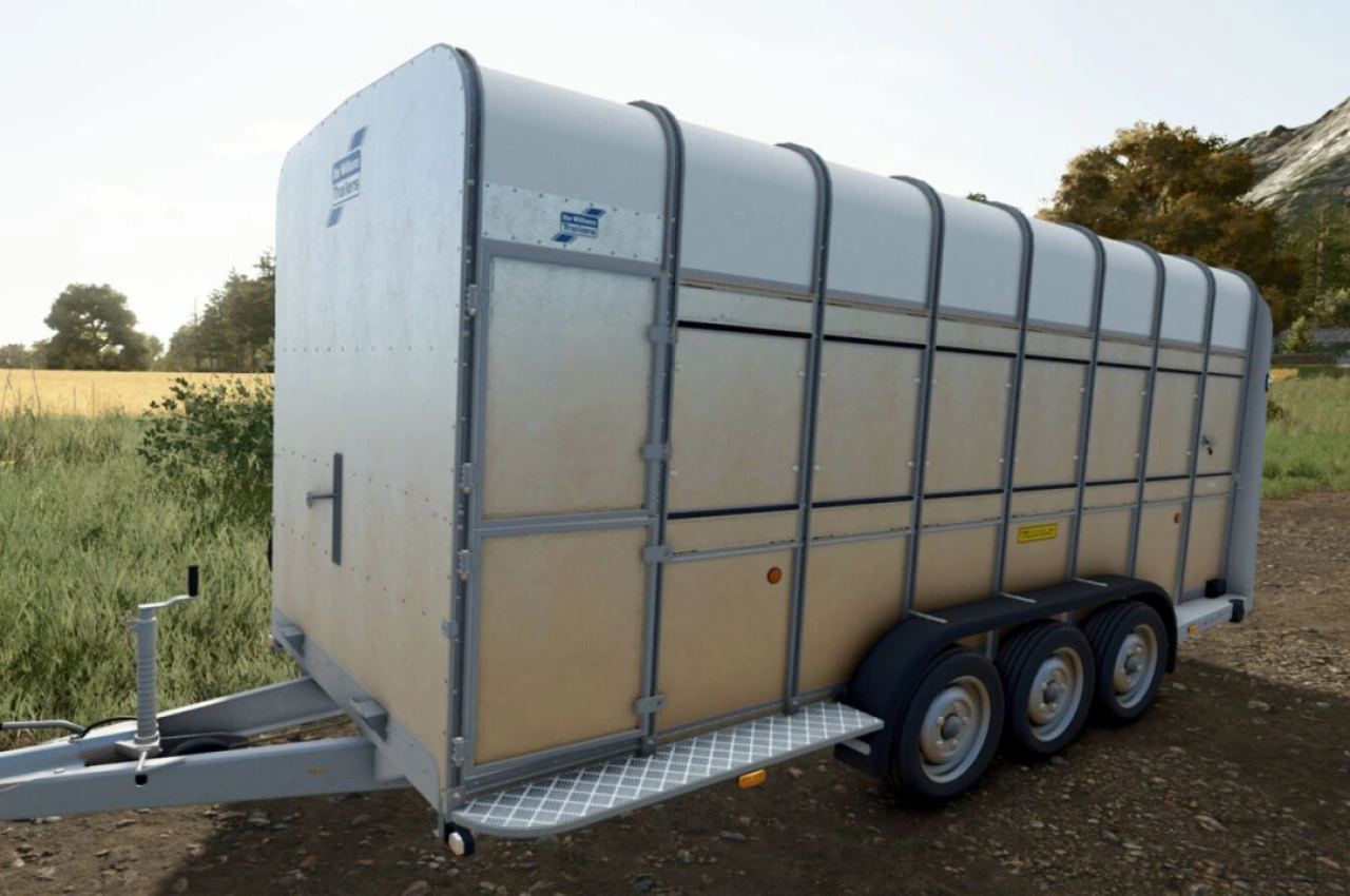 Причіп для худоби Ifor Williams TA510T для Farming Simulator 25