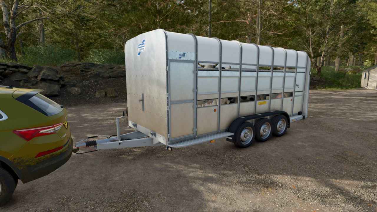 Причіп для худоби Ifor Williams TA510T для Farming Simulator 25