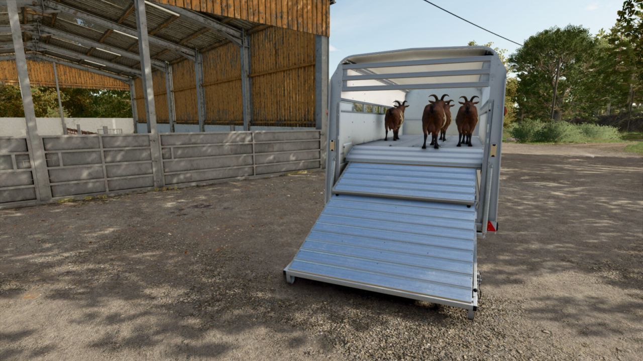 Причіп для худоби Ifor Williams TA510T для Farming Simulator 25