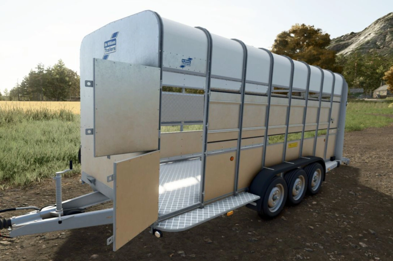 Причіп для худоби Ifor Williams TA510T для Farming Simulator 25