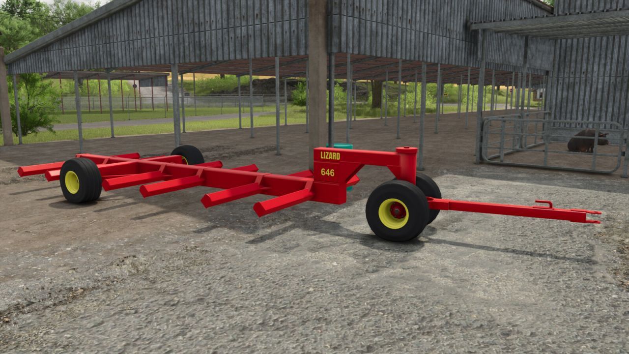 Причіп для тюків LIZARD 646 для Farming Simulator 25