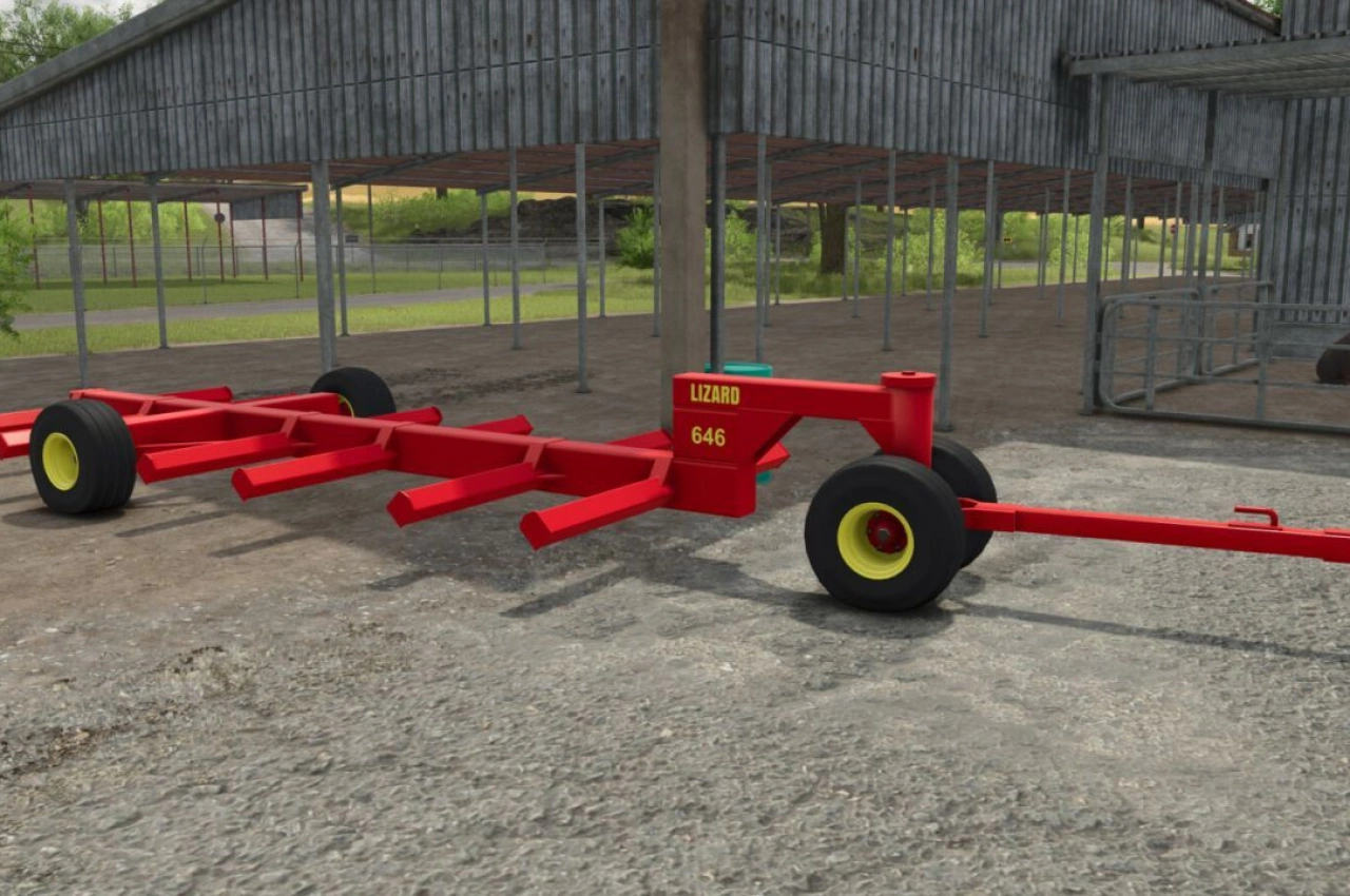 Причіп для тюків LIZARD 646 для Farming Simulator 25