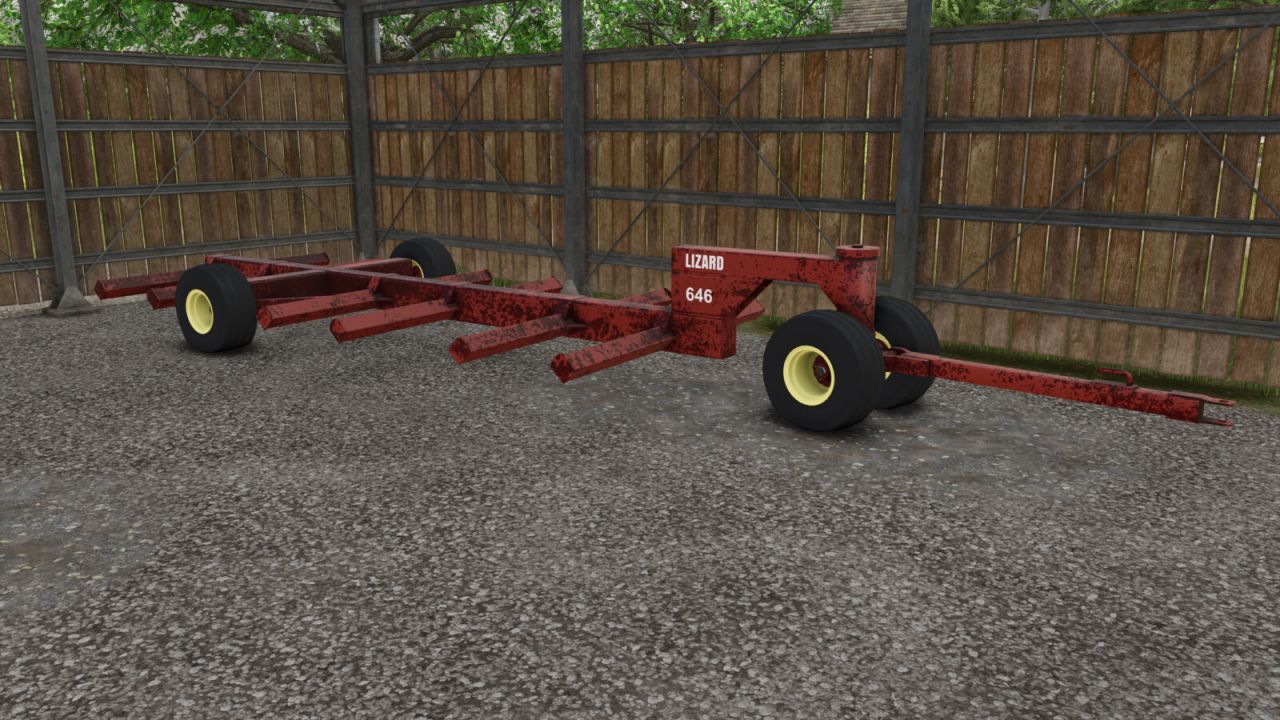 Причіп для тюків LIZARD 646 для Farming Simulator 25