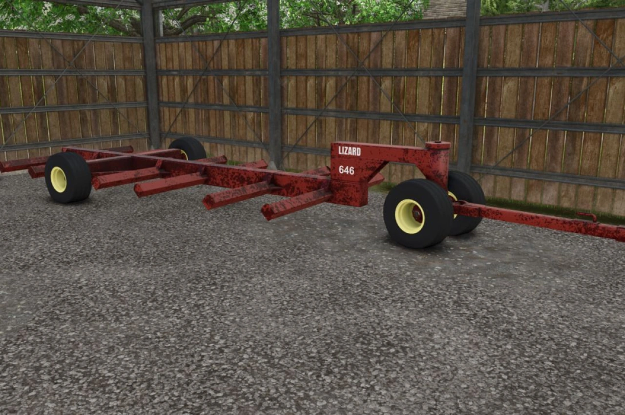 Причіп для тюків LIZARD 646 для Farming Simulator 25