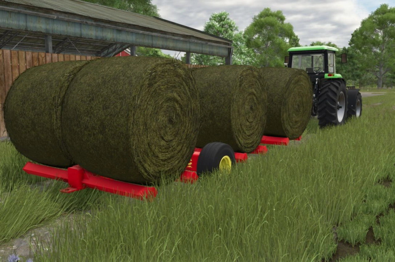 Причіп для тюків LIZARD 646 для Farming Simulator 25