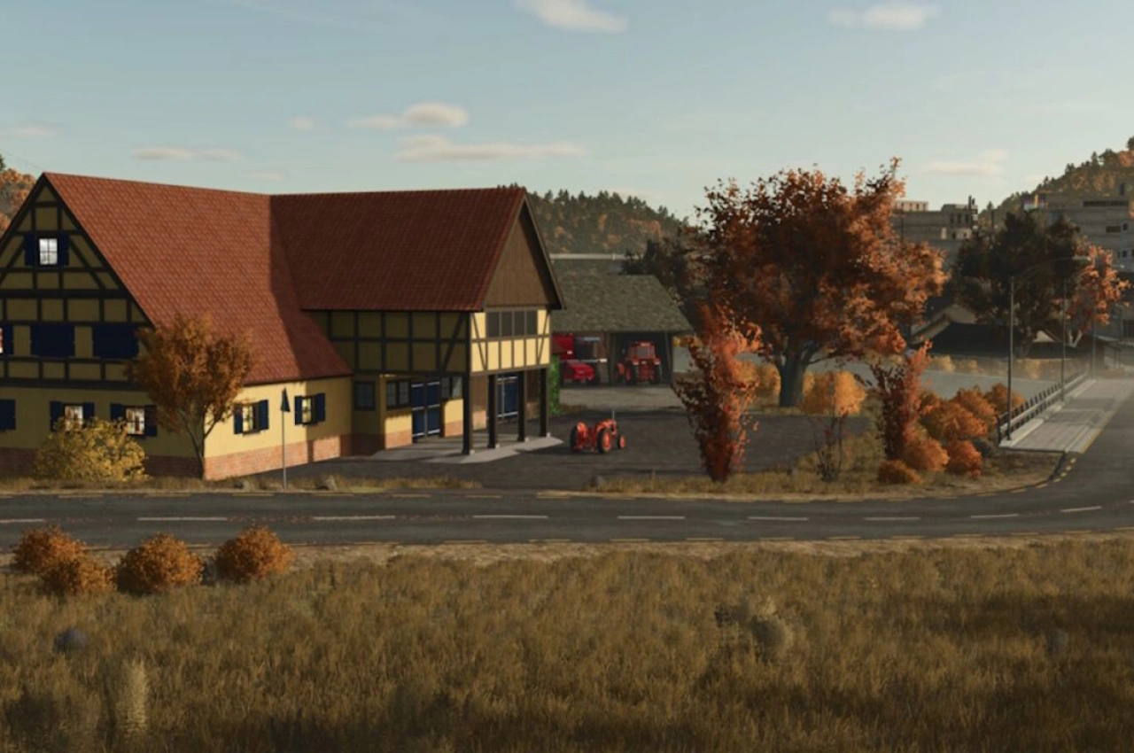 Сільський будинок Old Prussian для Farming Simulator 25