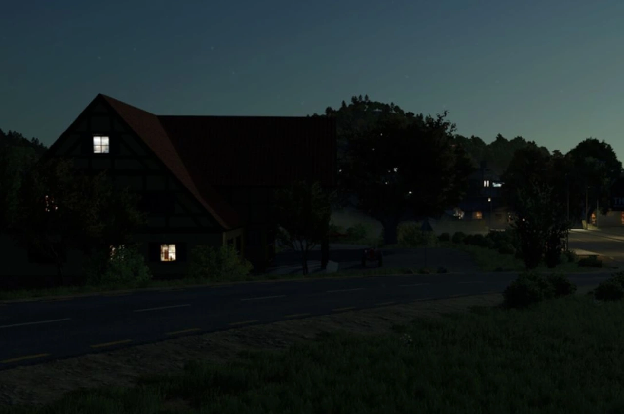 Сільський будинок Old Prussian для Farming Simulator 25