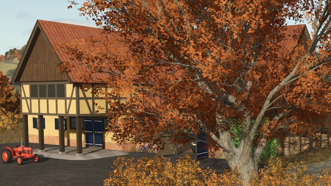 Сільський будинок Old Prussian для Farming Simulator 25