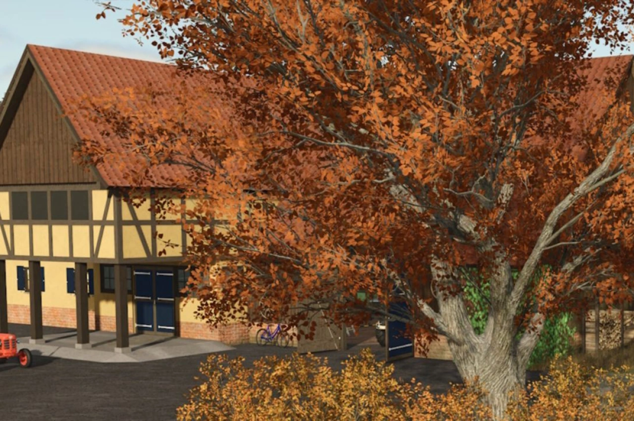 Сільський будинок Old Prussian для Farming Simulator 25