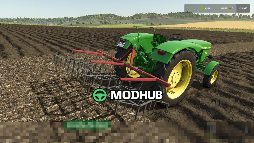 Мод на культиватор Herse Fermstal 3 для Фермер Симулятор 25