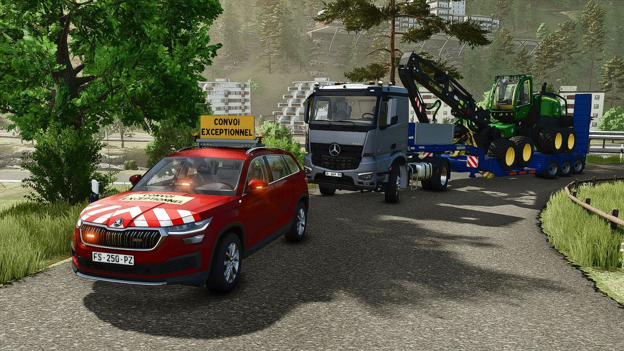 Автомобіль Skoda Kodiaq Convoy Pilot для Farming Simulator 25