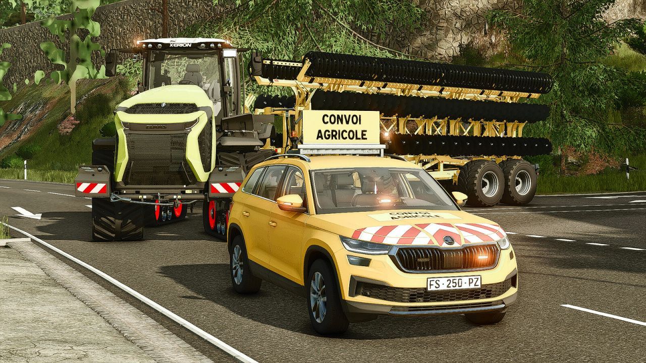 Автомобіль Skoda Kodiaq Convoy Pilot для Farming Simulator 25