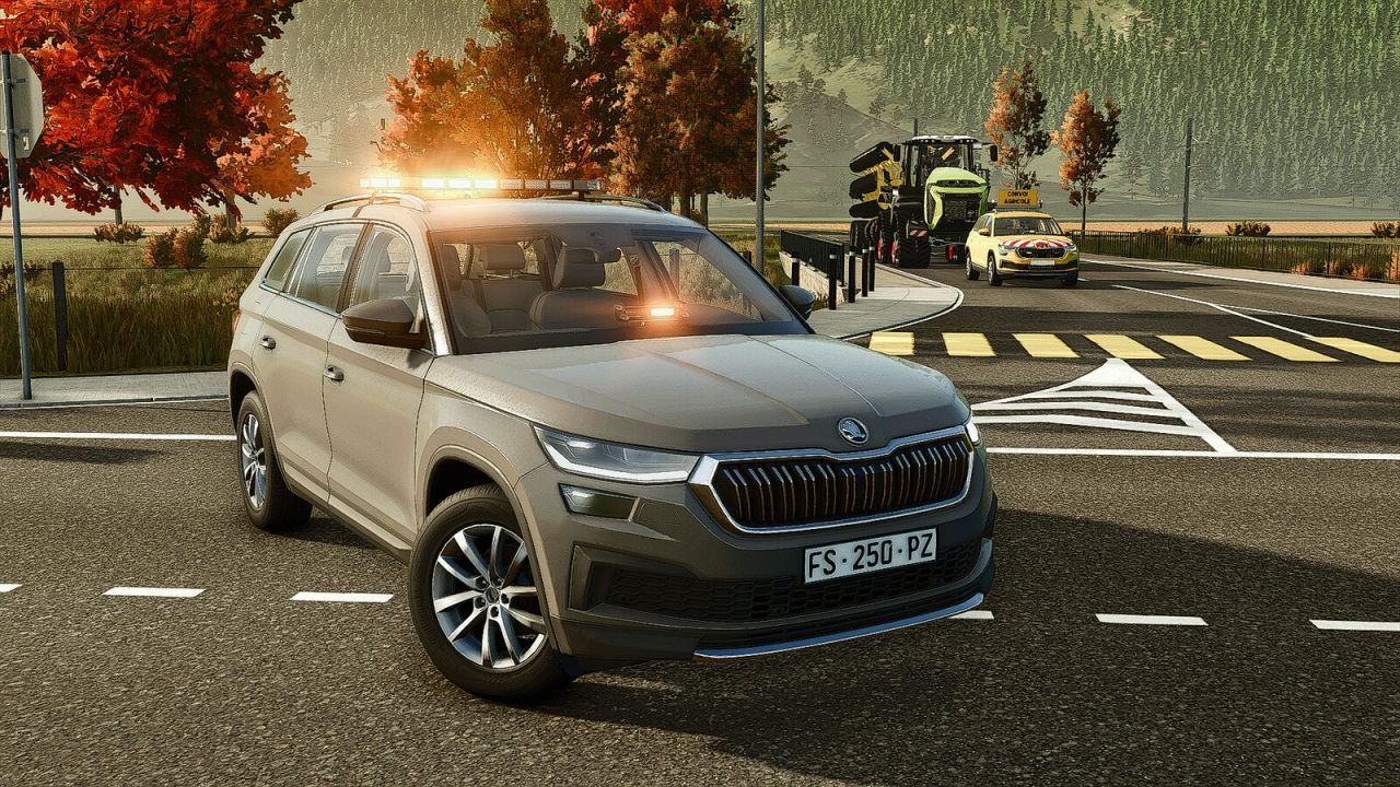Автомобіль Skoda Kodiaq Convoy Pilot для Farming Simulator 25