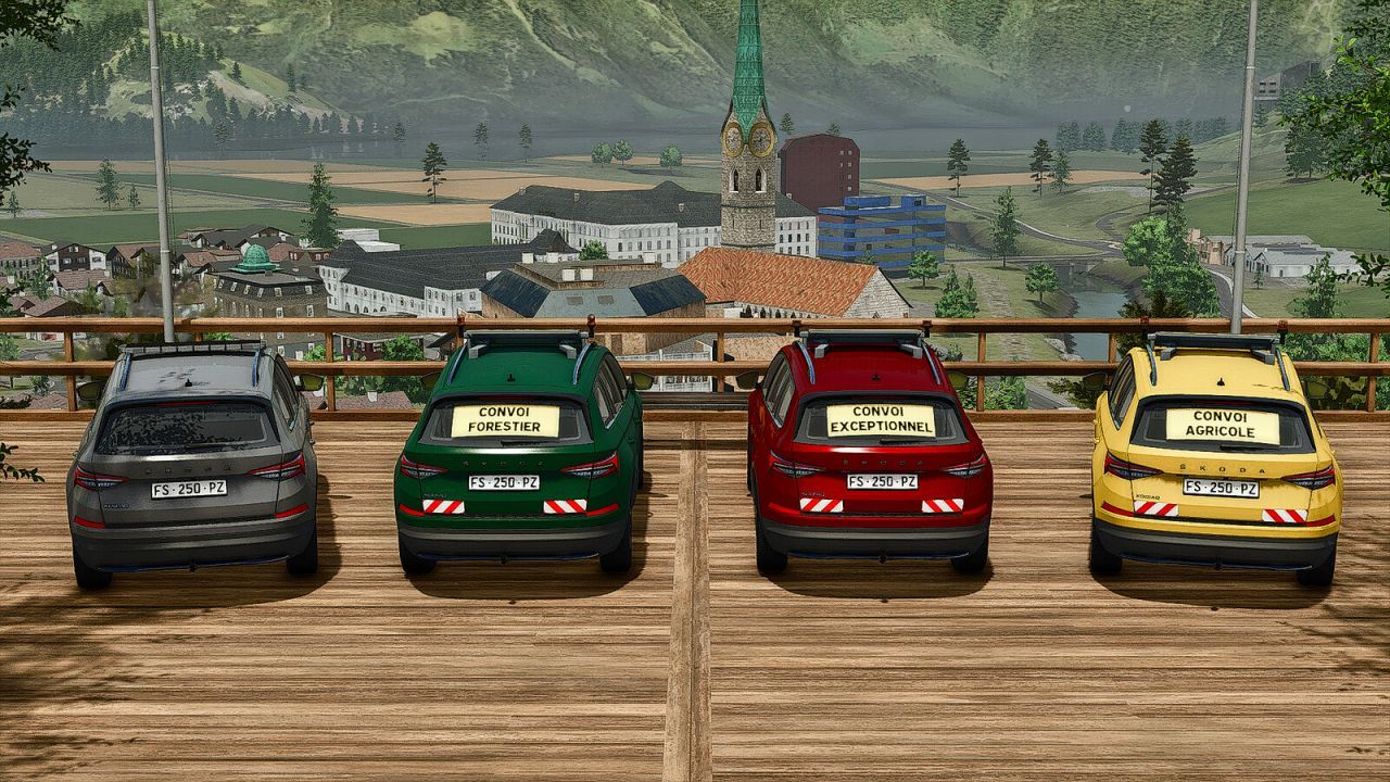 Автомобіль Skoda Kodiaq Convoy Pilot для Farming Simulator 25