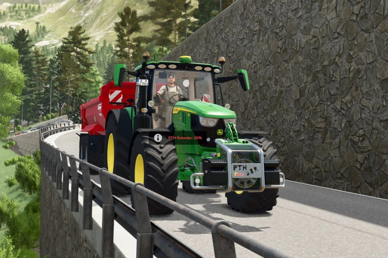 Додатковий гальмо PTH ABR 600 для Farming Simulator 25