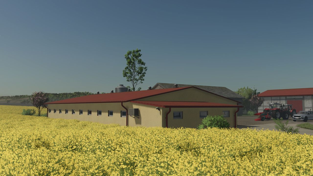Свинарник сучасного європейського стилю для Farming Simulator 25