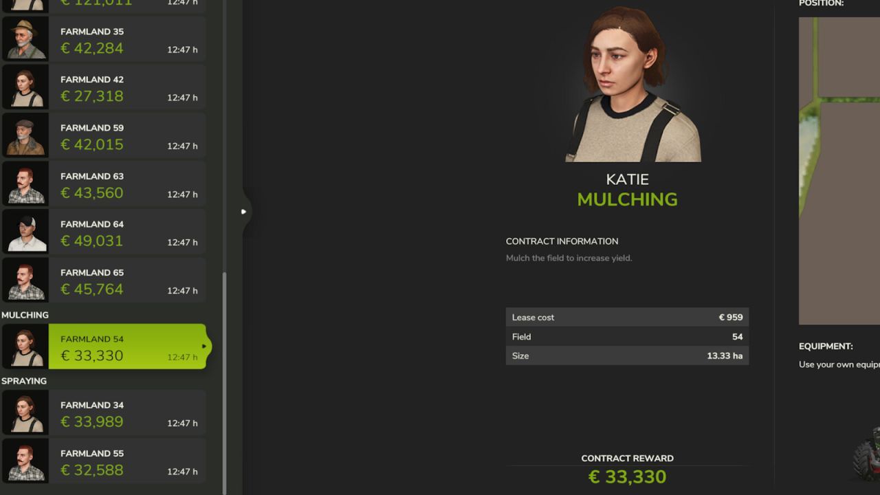 Effektives Mod Additional-Contracts für Farming Simulator 25 — Mehr Verträge und Einkommen