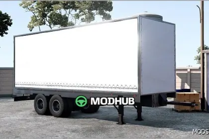 Euro Style Tandem Anhänger für BeamNG.drive