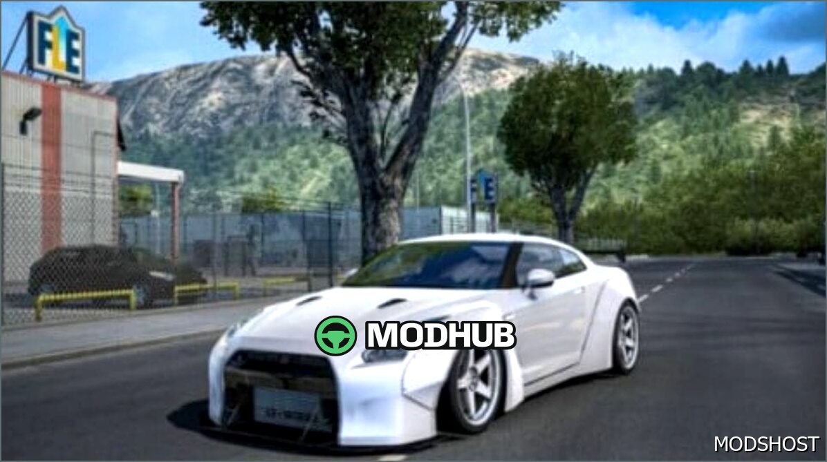 Автомобіль Nissan GTR R35 2017 V1.7 для American Truck Simulator