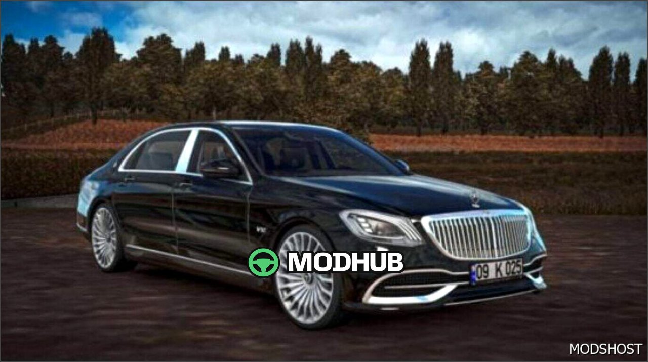 Автомобіль Mercedes Maybach S650 V1.7 для American Truck Simulator