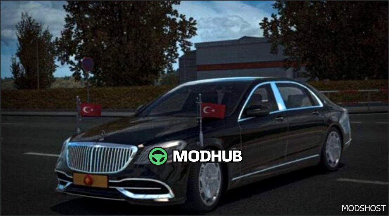 Автомобіль Mercedes Maybach S650 V1.7 для American Truck Simulator