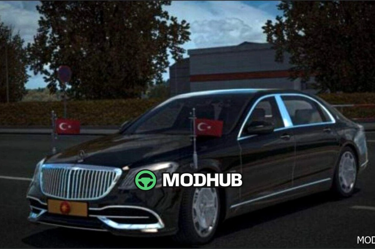 Автомобіль Mercedes Maybach S650 V1.7 для American Truck Simulator