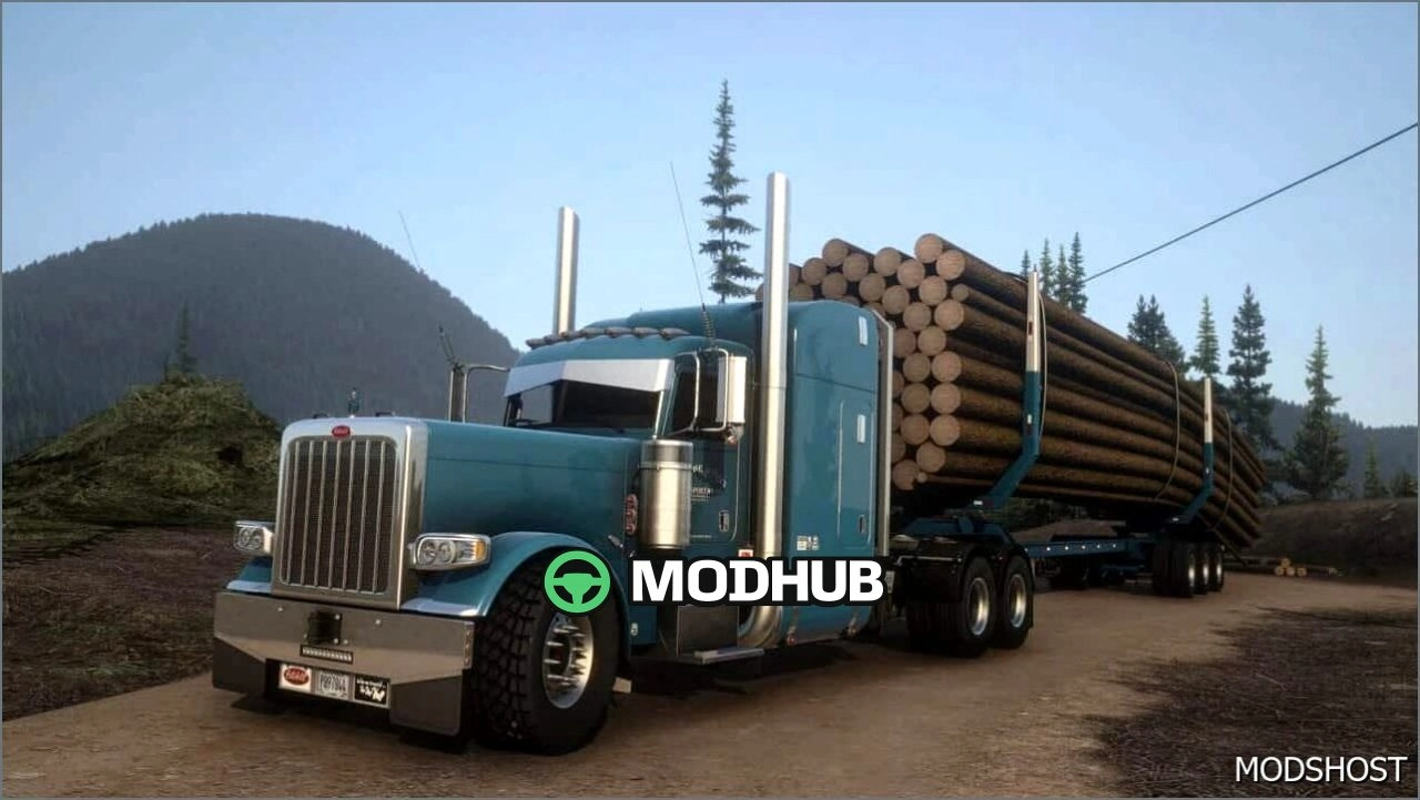 Причіп Southern Logging Trailer V1.1 для American Truck Simulator