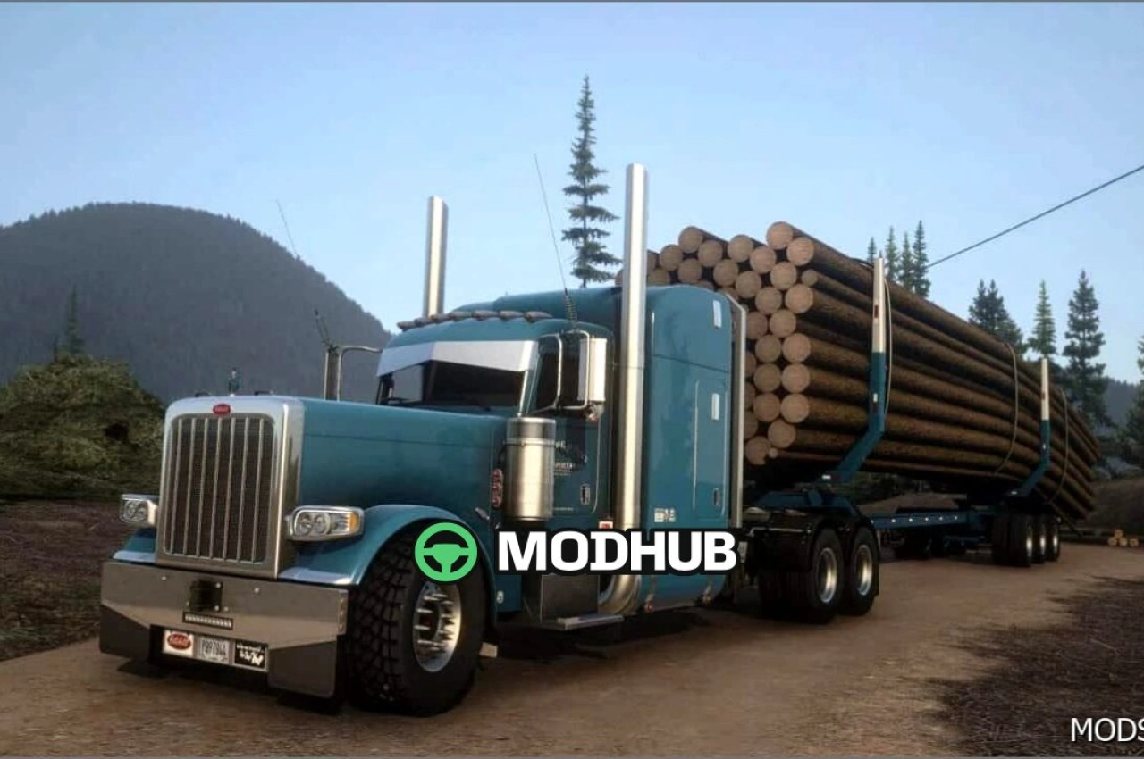 Причіп Southern Logging Trailer V1.1 для American Truck Simulator