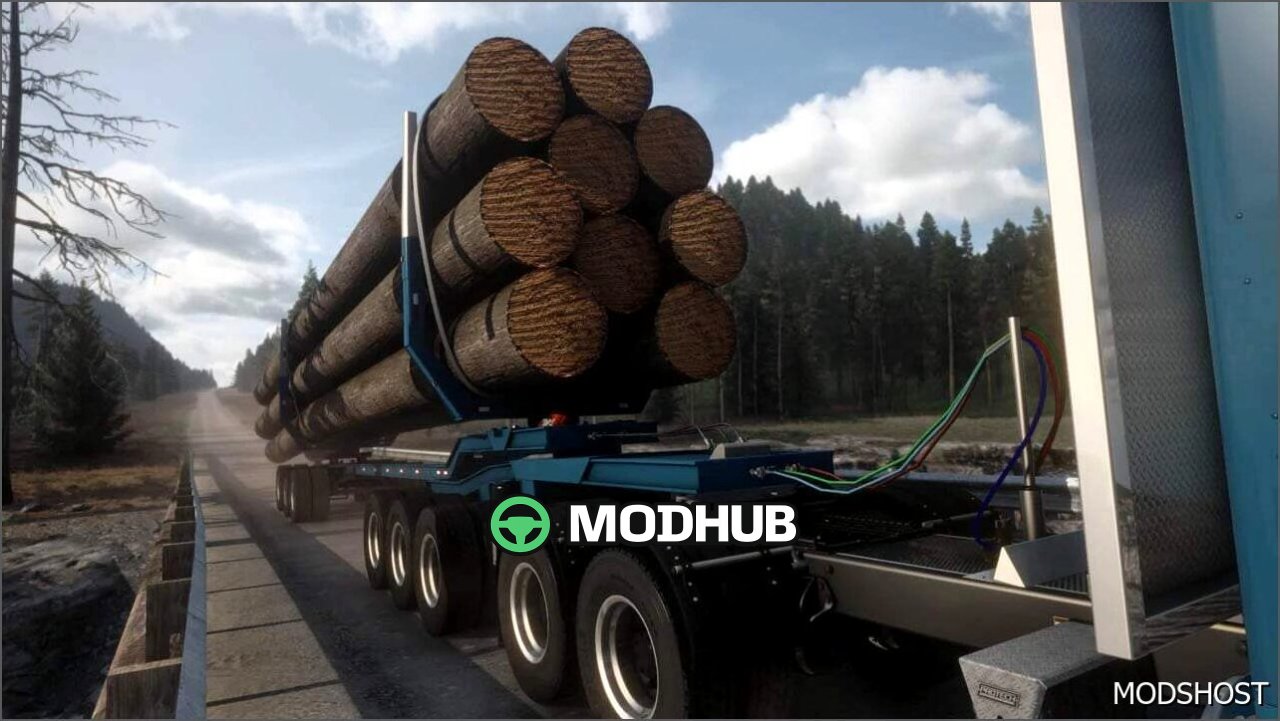 Причіп Southern Logging Trailer V1.1 для American Truck Simulator