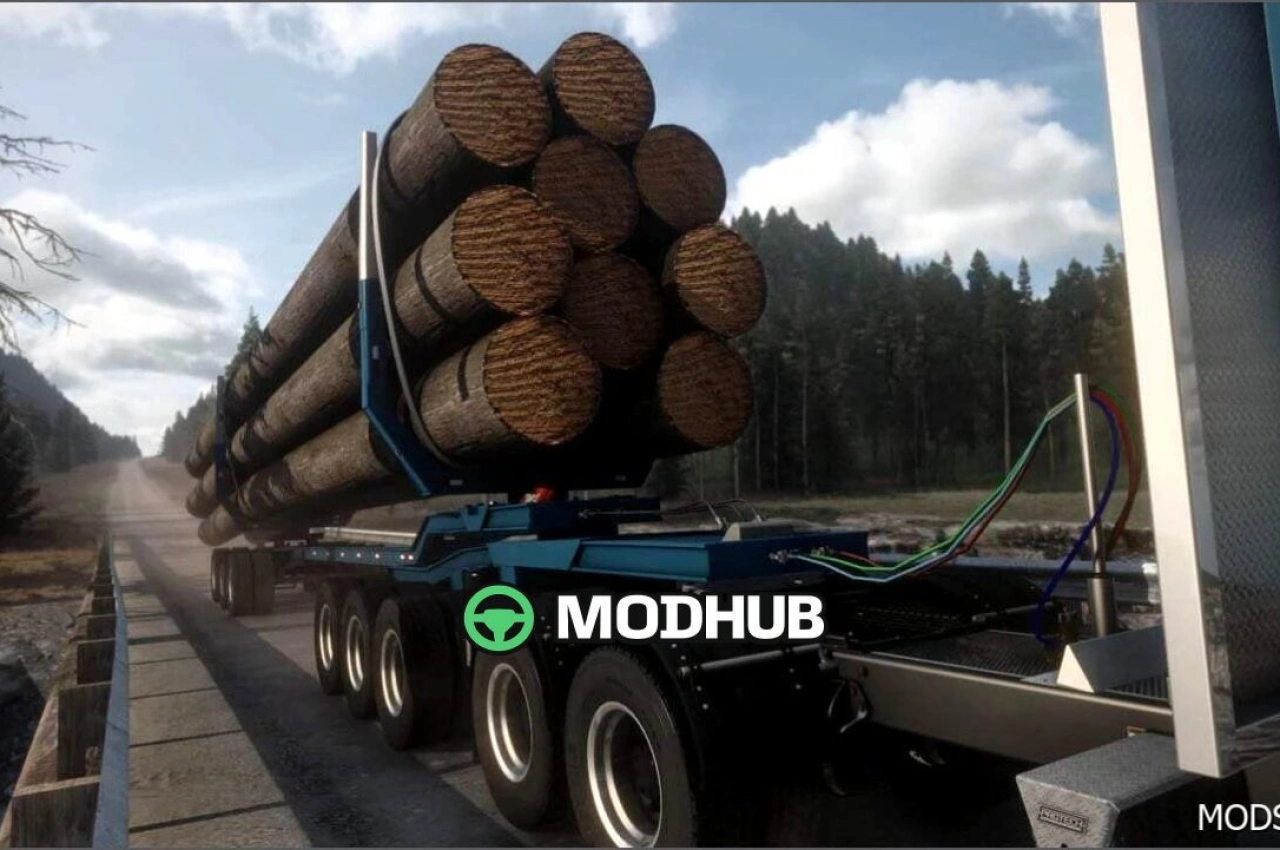 Причіп Southern Logging Trailer V1.1 для American Truck Simulator