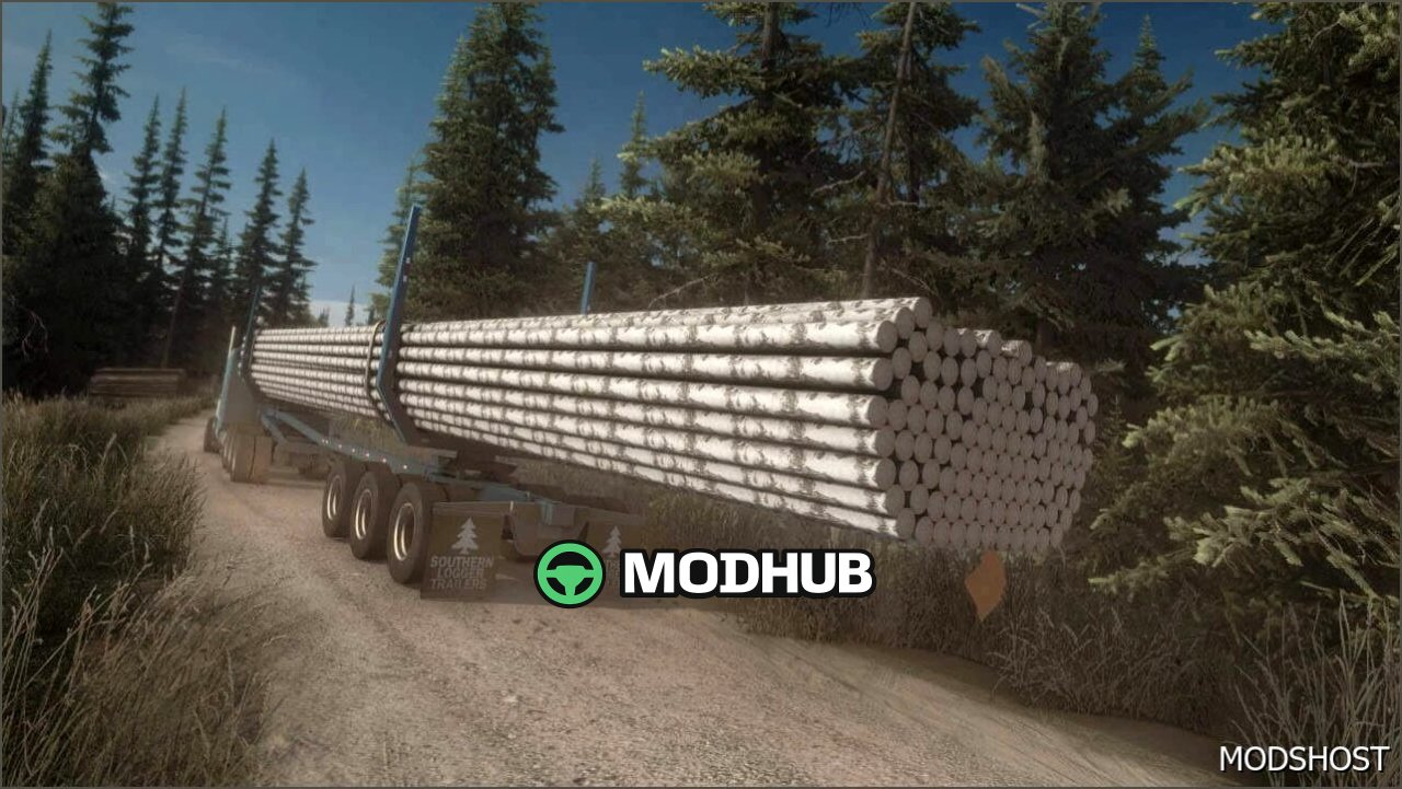 Причіп Southern Logging Trailer V1.1 для American Truck Simulator