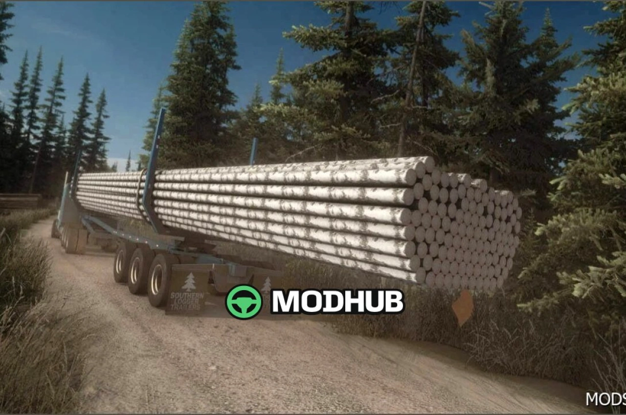 Причіп Southern Logging Trailer V1.1 для American Truck Simulator