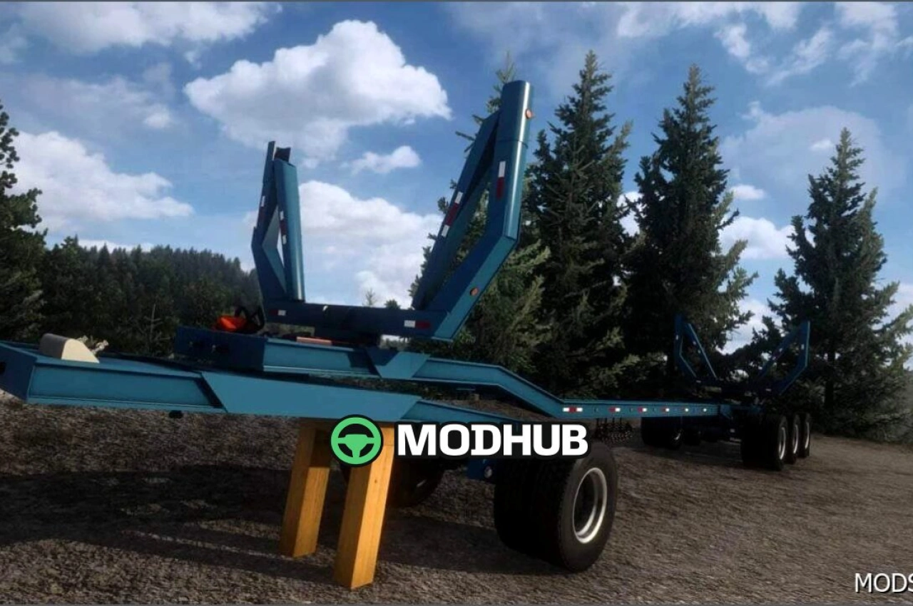 Причіп Southern Logging Trailer V1.1 для American Truck Simulator