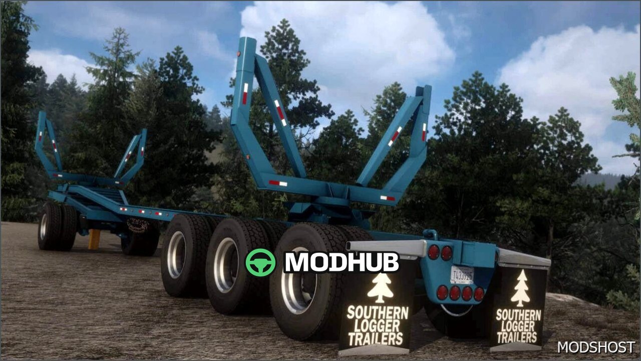 Причіп Southern Logging Trailer V1.1 для American Truck Simulator