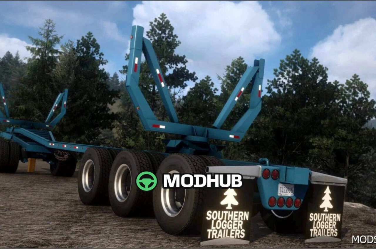 Причіп Southern Logging Trailer V1.1 для American Truck Simulator