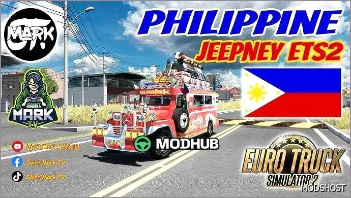 Автомобіль Philippine Jeepney для Euro Truck Simulator 2