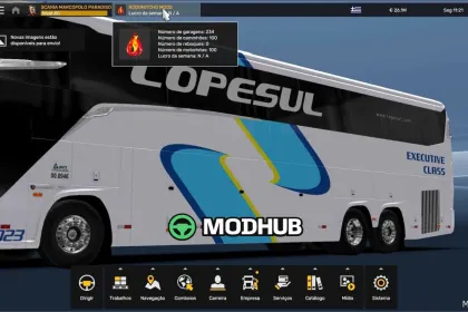 Profil Scania Marcopolo Paradiso 1600 LD G8 Euro 6 do Euro Truck Simulator 2