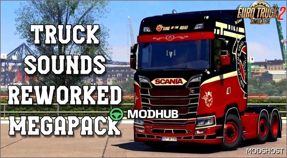 Звуки вантажівок Reworked Mega Pack 1.58 для Euro Truck Simulator 2