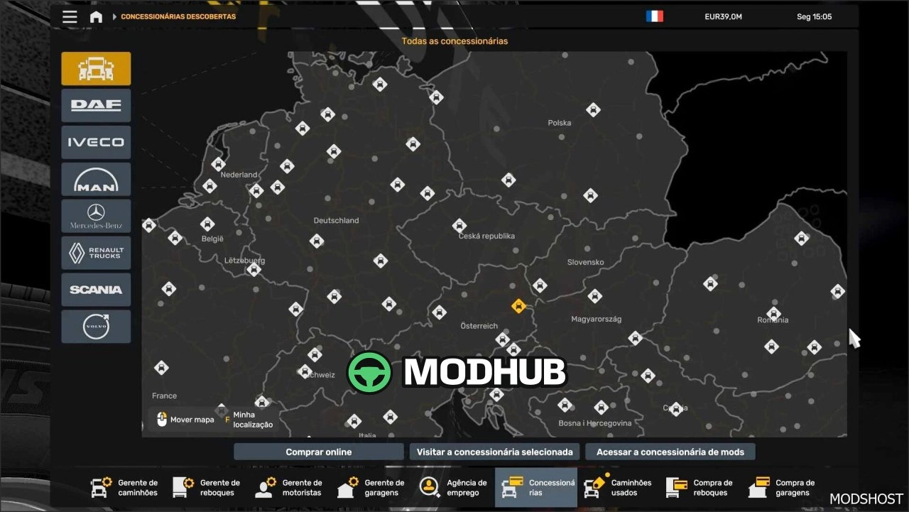 Профіль Mercedes Benz Bluetec 6 Marcopolo Paradiso 1350 G8 для Euro Truck Simulator 2